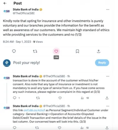 sbi insurance misselling news