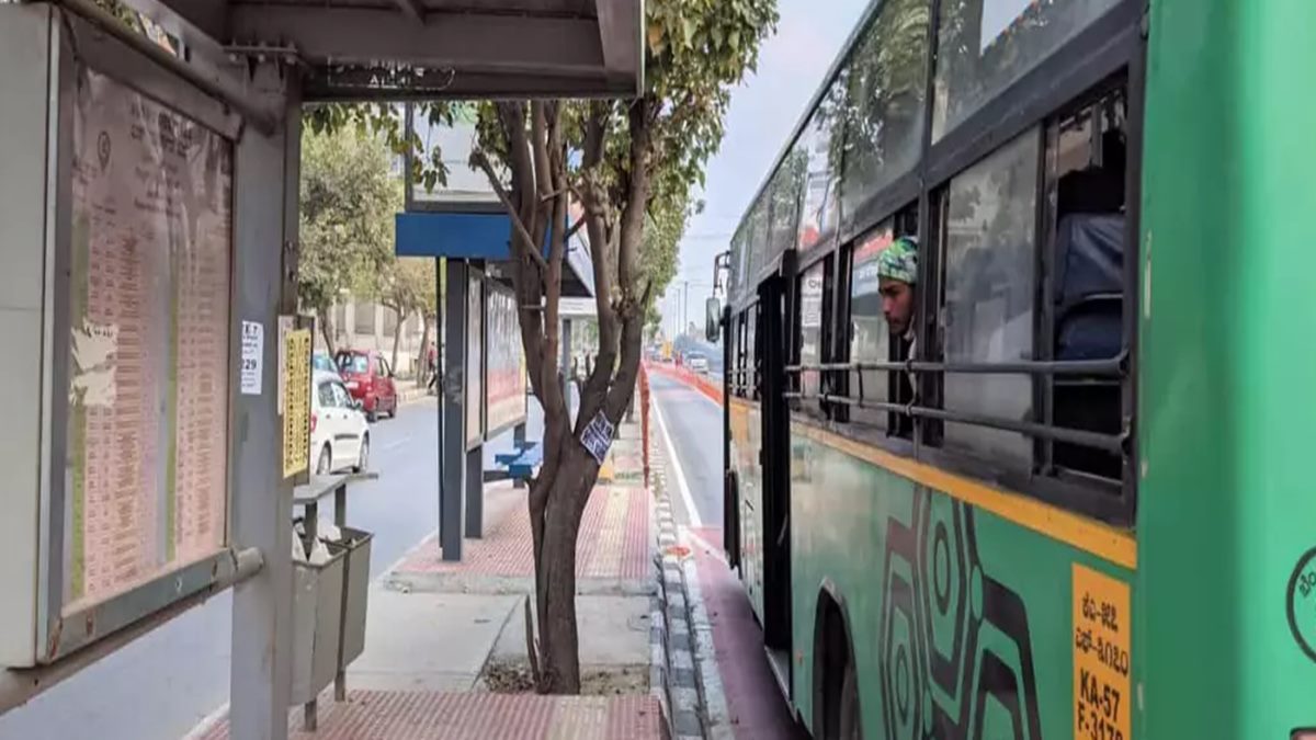 Bengaluru bus shelter on Cunningham Road worth Rs 10 lakh disappears