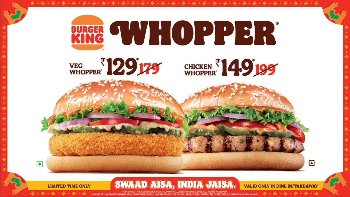 Burger King India unveils campaign ‘Whopper Swaad Aisa, India Jaisa