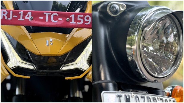 Karizma Vs Bullet_ Headlight