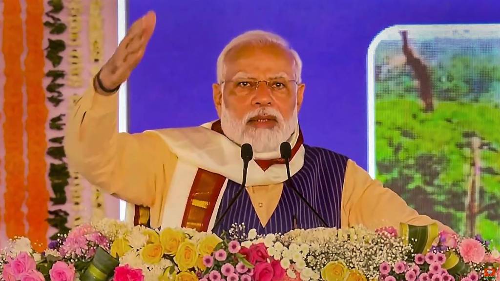 Modi unveils BJP's counter to Opposition's caste census gambit