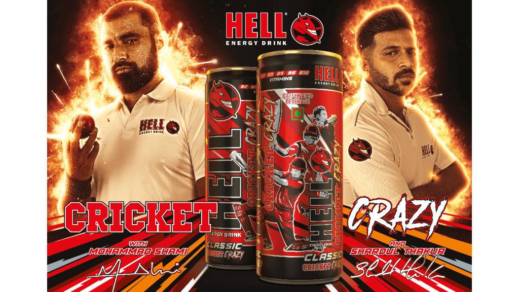 HELL ENERGY onboards cricketers Shardul Thakur and Mohammad Shami as