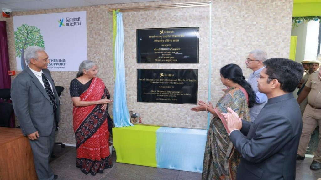 SIDBI, Nirmala Sitharaman, Sidbi news, nirmala sitharaman news, Finance ministry news, loan for Msme, small business news, Coimbatore news, tamil nadu