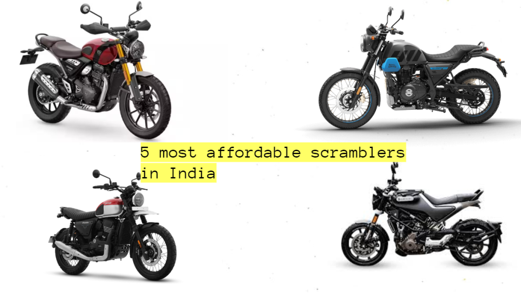 Scramblers in India