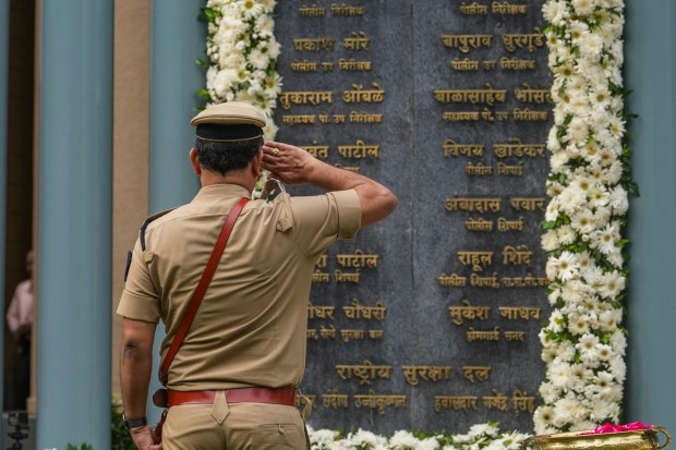The then Anti-Terrorism Squad (ATS) chief Hemant Karkare, Army Major Sandeep Unnikrishnan, Mumbai's additional police commissioner Ashok Kamte and senior police inspector Vijay Salaskar were among those killed in the attacks. (PTI Photo)