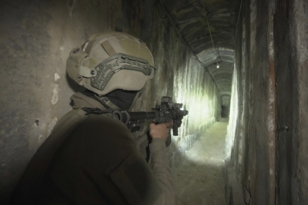 Israel has not yet unveiled this purported centre but the military portrayed the underground hideout as its most significant discovery yet. Hamas and the hospital administration have denied Israel's accusations. (AP Photo)
