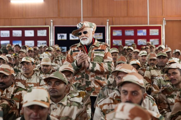 Even when I was not PM or CM, I would go to border areas during Diwali to celebrate with security forces: PM Modi. (PTI Photo)