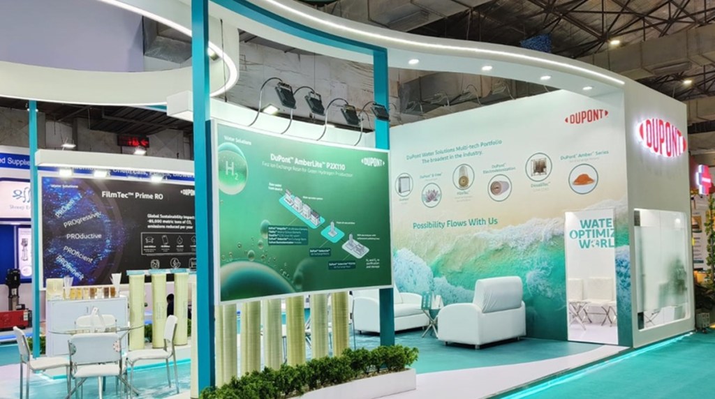 DuPont Water Solutions, growth, manufacturing, China plus one strategy, water challenges, Green Hydrogen Production, global expertise energy consumption, technology