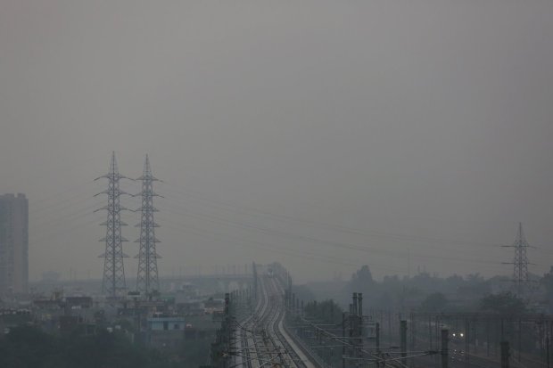 The AQI was recorded as 230 in Ghaziabad, 324 in Faridabad, 230 in Gurugram, 295 in Noida, and 344 in Greater Noida. An AQI between zero and 50 is deemed good, between 51 and 100 satisfactory, between 101 and 200 moderate, between 201 and 300 poor, between 301 and 400 very poor, and between 401 and 500 severe. (Express Photo)
