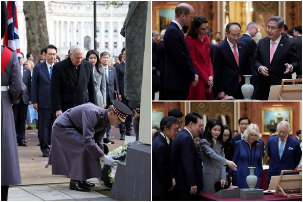 South Korean President Yoon Suk Yeol was greeted by Britain's King Charles III and a military honor guard on Tuesday at the start of a state visit aimed at strengthening trade and defense ties between the two countries. The UK government hopes the Korean leader's formal three-day visit will help cement an 