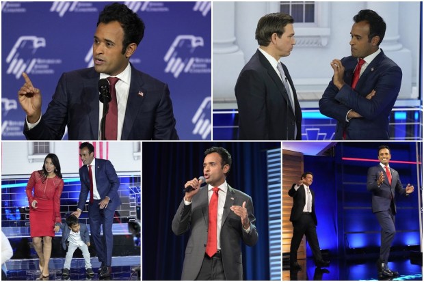 The third Republican debate went live in Miami, and the candidate for the 2024 United States (US) presidential polls was looking toward the 2024 Republican presidential candidate. Among these Republican candidates, one is Vivek Ramaswamy, who took the stage in Miami for the third GOP primary debate. He was joined by former President Donald Trump, Florida Gov. Ron DeSantis, former UN Ambassador Nikki Haley, and former Vice President Mike Pence. Here is more about ramaswamy career, and his life. (AP Photo)