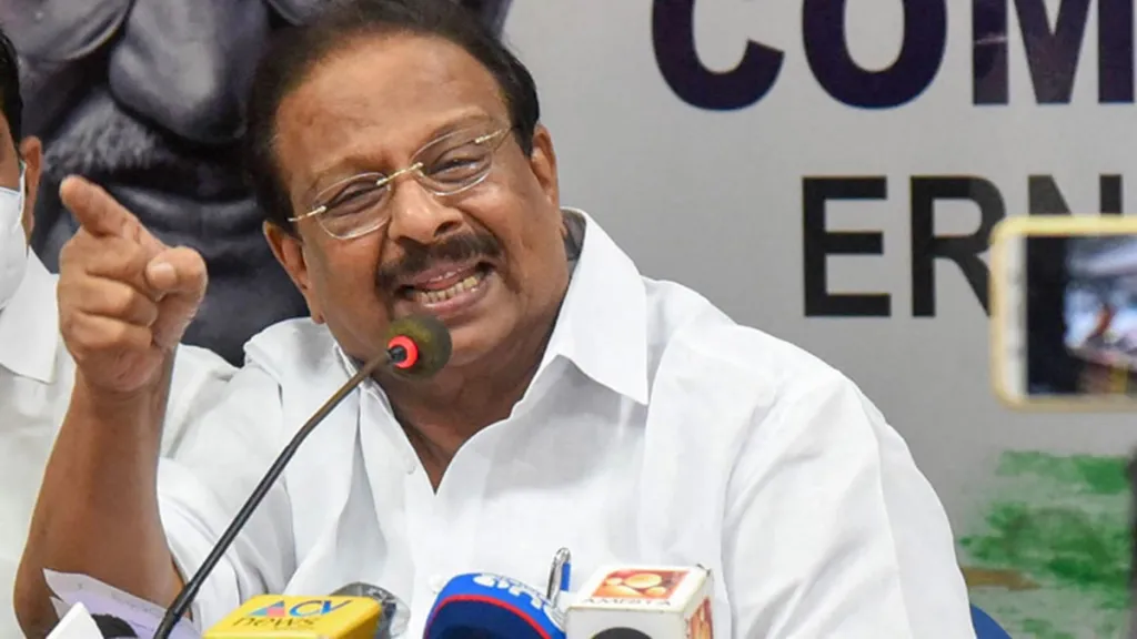 Kerala Congress chief Sudhakaran under fire over 'pro-Sangh' remarks