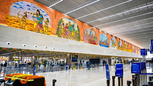 The Maharishi Valmiki International Airport Ayodhya Dham, recently built, will also be inaugurated on December 30 by Prime Minister Narendra Modi. (Image: PTI)