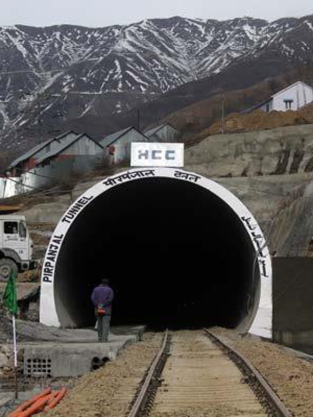 Pir Panjal Railway Tunnel Decoding India’s longest train tunnel which