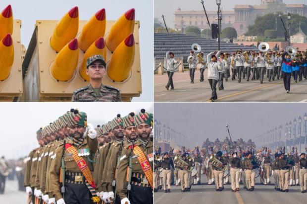 In preparation for India's 75th Republic Day, a rehearsal for the parade commenced at Kartavya Path amidst dense fog. A notable aspect of this Republic Day celebration is the presence of French President Emmanuel Macron as the chief guest, marking the sixth occasion where a French leader has been accorded this honor.The upcoming Republic Day parade on January 26 also holds a historical significance, with the Delhi Police's all-women contingent set to march along Kartavya Path for the first time. This groundbreaking initiative aims to champion gender equality and empower women within the force. This step aligns with the Defence Ministry's directive to incorporate female participants from various forces and departments in the Republic Day parade. (Images: PTI)