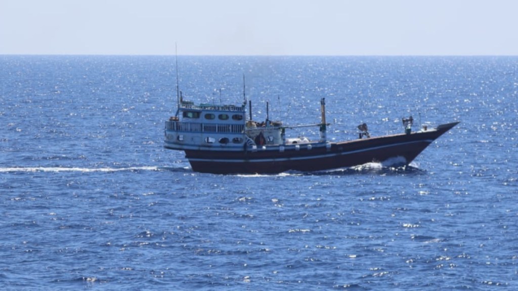 Indian Navy, Indian Navy news, Indian Navy latest news, INS Sumitra, Somali pirates, Fishing Vessel, Indian Ocean Region