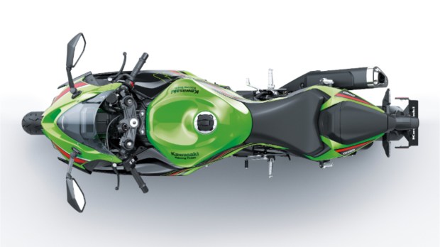Kawasaki Ninja ZX-6R top view