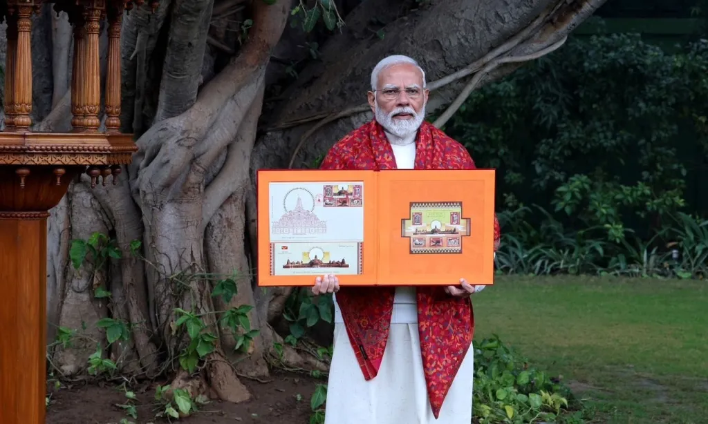 PM Modi releases six stamps on Ram Temple ahead of consecration
