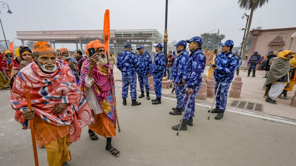 Tight Security in Ayodhya Ram Mandir Inauguration: Security tightened in Mandir