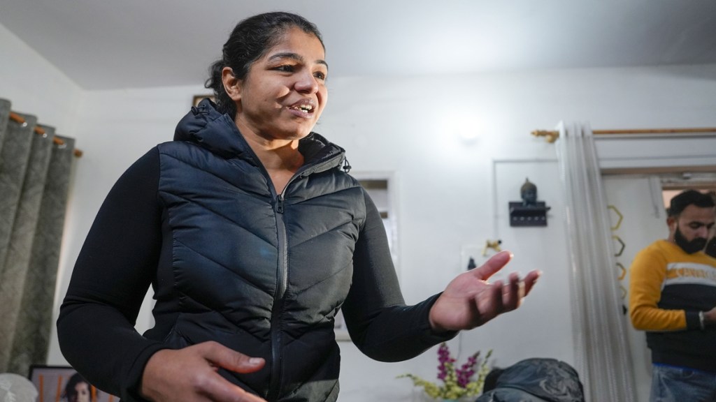 sakshi Malik, wfi row