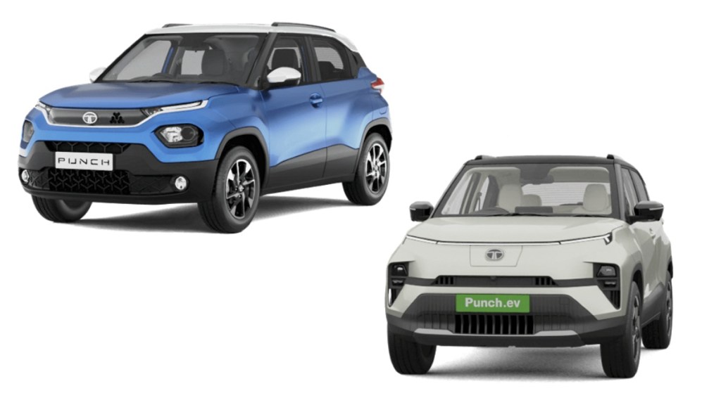 tata punch ev vs ice