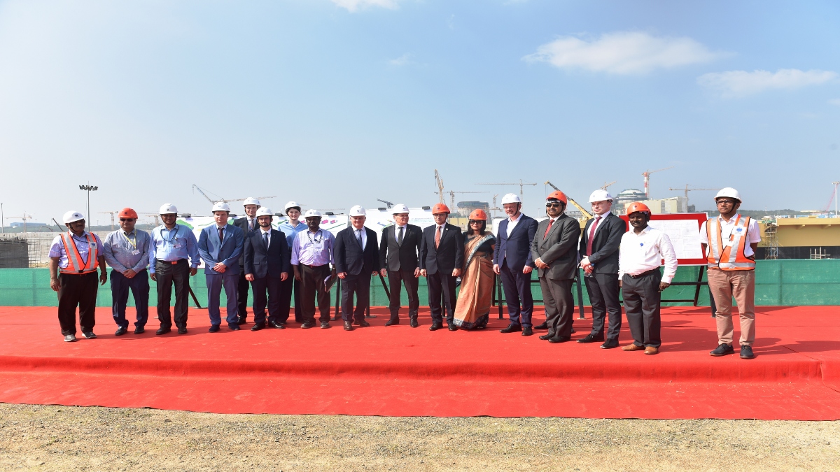 India’s Atomic Energy Commission Assess Progress at Kudankulam NPP