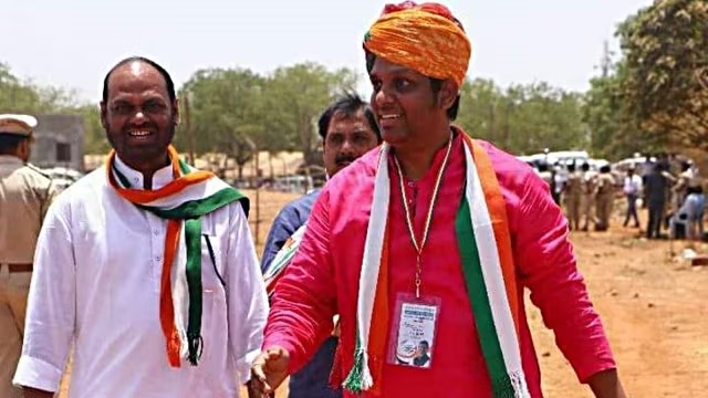 Major setback for Congress in Gujarat as Rajya Sabha MP Naran Rathwa, son join BJP