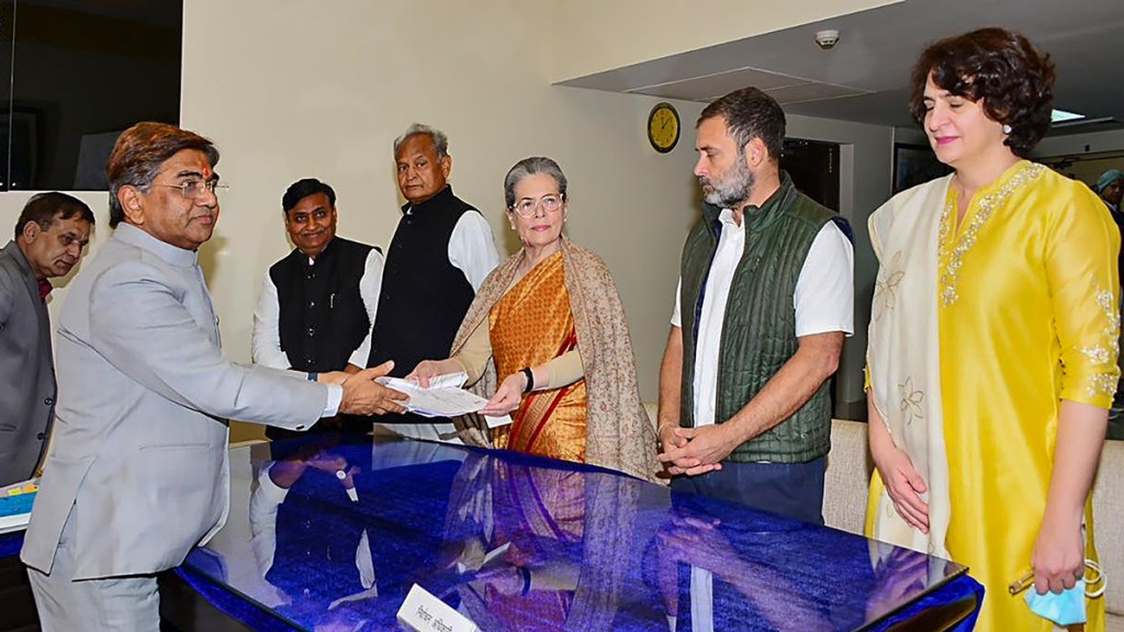 Sonia Gandhi, Rajya Sabha elections