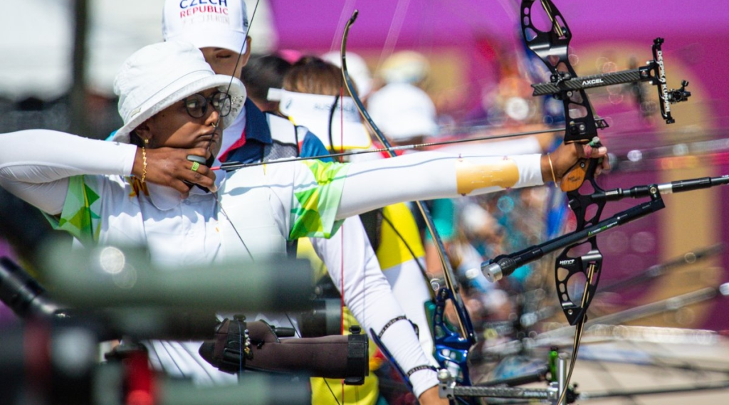 Kumari secured the top position in the women's individual recurve category (Image - World Archery)