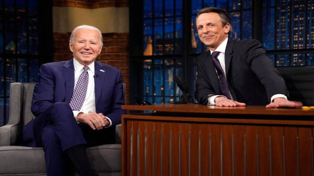 joe biden interview with Seth Meyers