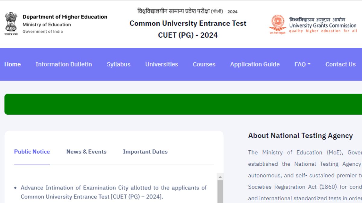 CUET PG Admit Card 2024 Live Updates NTA to release admit cards today
