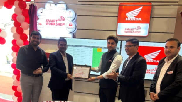 HMSI Senior Management launching the Smart Workshop