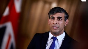 UK jets shot down Iranian drones, says PM Rishi Sunak In response to Israel's attack on its consulate in Syria's capital on April 1, resulting in the deaths of seven Islamic Revolutionary Guard Corps members. (Image source: Reuters)