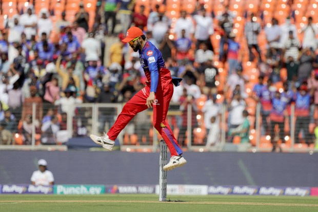During the IPL 2024 match between Royal Challengers Bengaluru and Rajasthan Royals, Virat Kohli scored his 8th century in IPL history. He also became the first player to score a century in IPL 2024. (Express photo by Nirmal Harindran)