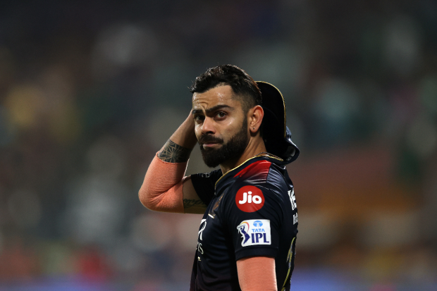 Virat Kohli remains the highest scorer in the 2024 IPL, with 708 runs at a strike rate of 155.60 from 14 matches. (Express photo by Praveen Khanna)