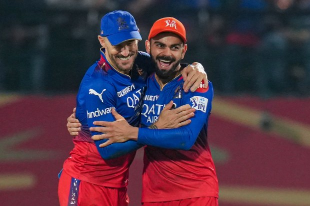 Virat Kohli silenced his critics with a stunning 92 off 47 balls against Punjab Kings at the HPCA in Dharamsala, batting at a strike rate of 195.74. His innings, adorned with six sixes and seven fours, showcased his mastery in T20 cricket. (PTI Photo)