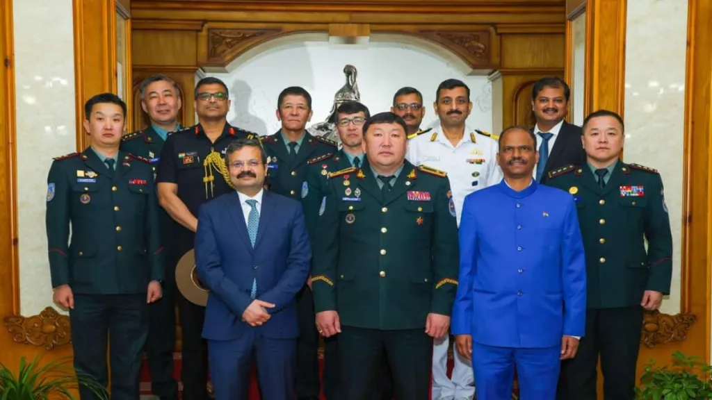 .The 12th India-Mongolia Joint Working Group meeting took place in Ulaanbaatar from May 16-17, 2024, to discuss bilateral defense ties. Both sides had discussions on ongoing defense cooperation, reviewed progress, and identified areas for further enhancement. The meeting was co-chaired by Amitabh Prasad of India, Joint Secretary of the Indian Ministry of Defense, and Brigadier General Gankhuyag Davagdorj of Mongolia. During the discussions, the two countries expressed satisfaction with the existing defense cooperation and exchanged views on the current geopolitical situation.