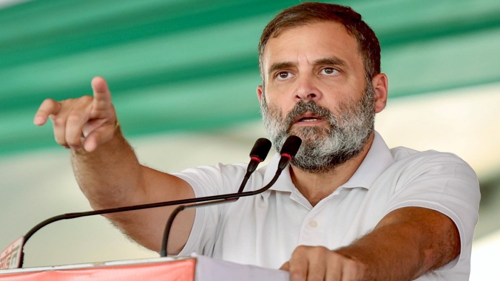 Rahul Gandhi on Friday said in Lucknow that he was 100 per cent prepared to be a part of a debate with PM Modi (Photo: ANI)