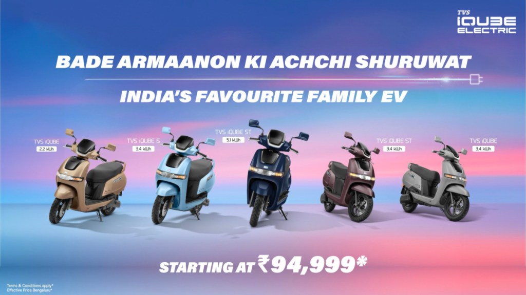 TVS iQube range