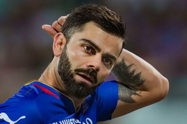 Virat Kohli delightedly shared that his daughter Vamika is enjoying swinging a bat, revealing the adorable update during a chat on Royal Challengers Bangalore's official Instagram with Mr. Naags. (PTI Photo)