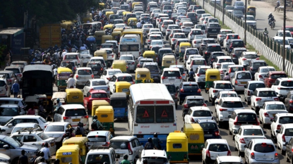 Delhi Traffic restrictions
