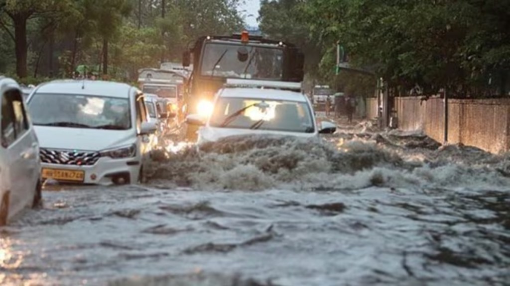 Barapullah drain, Delhi, Delhi airport, Delhi news, delhi waterlogging, infrastructure, Lajpat Nagar, Jangpura, Moolchand, C R Park, AIIMS, Bhikaji Cama Place, R K Puram, Chirag Dilli, Dhaula Kuan, Naraina, and Rajendra Place
