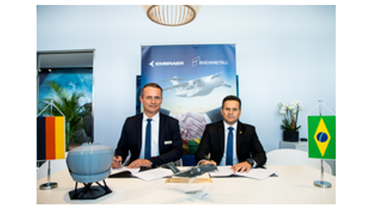 Embraer and Rheinmetall plan European C390 training hub Defence News