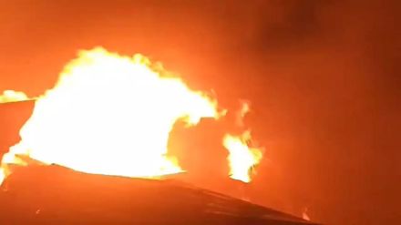 The factory had chemicals and plastic materials which caused the fire to spread quickly.