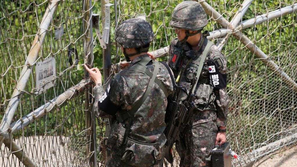 This situation is a legacy of the 1950-53 Korean War, which ended with an armistice rather than a peace treaty.