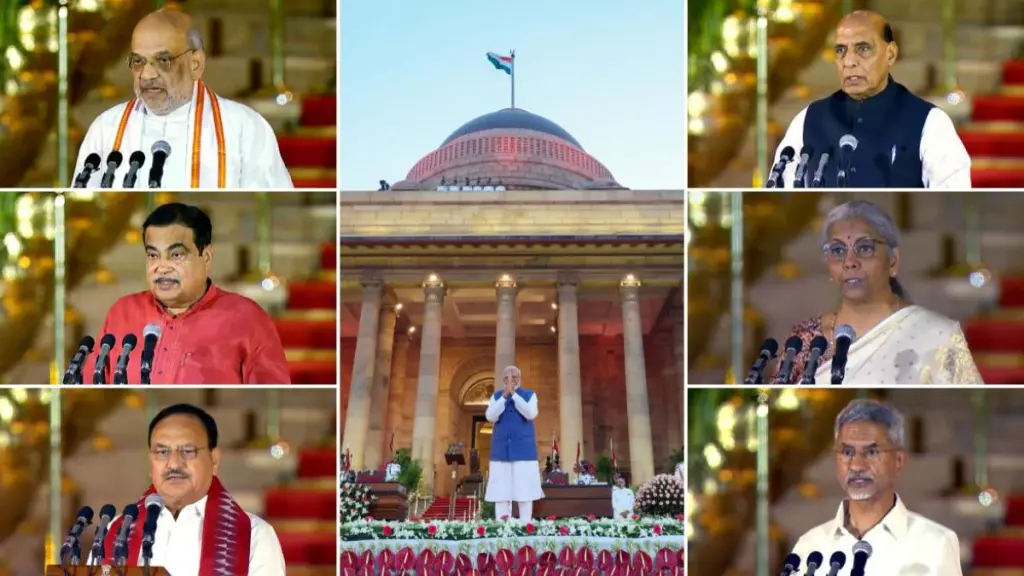 Cabinet ministers, Full List of Cabinet ministers, Cabinet ministers portfolios, pm modi oath, PM Modi, Narendra Modi, Cabinet Ministers List, Election 2024, Lok Sabha Election 2024, Cabinet Ministers of India 2024 Full List with Portfolios