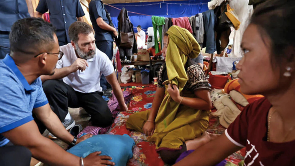 Rahul Gandhi in Manipur