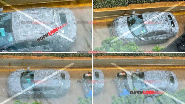 Tata Curvv top spied