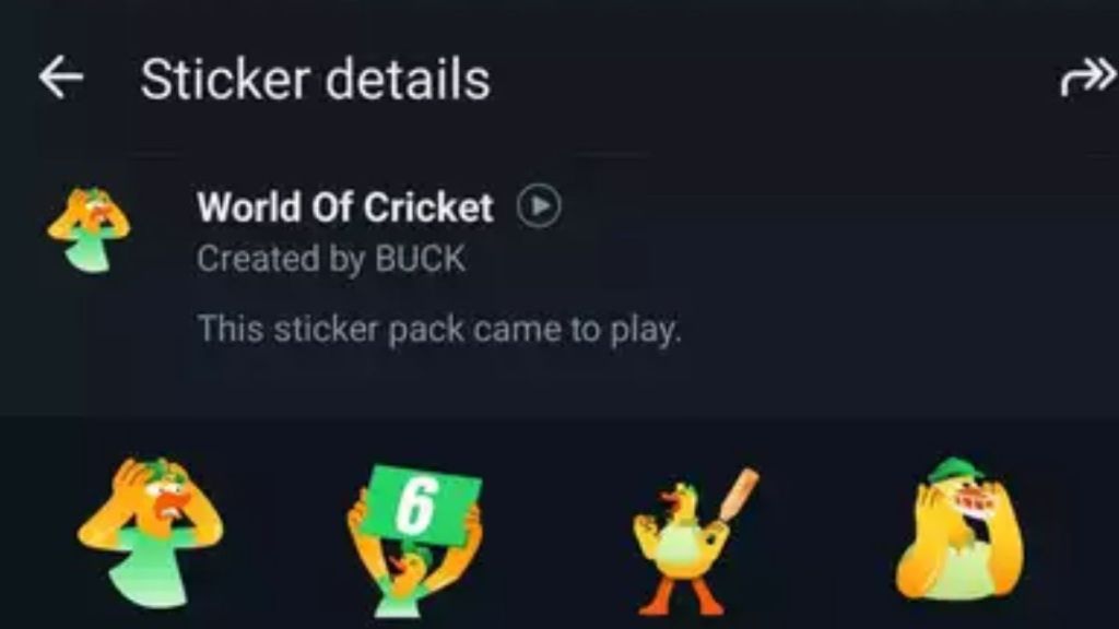 WhatsApp announced world of cricket sticker pack for T20 world cup 2024