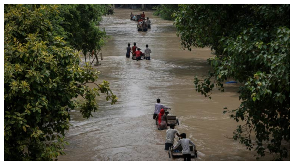 Delhi coaching centre flooded